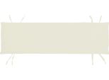 Cuscino Per Panca Da Giardino Teako Design 120 X 40 Cm - Comodo Cuscino Per Panca Da Giardino Ferrara, Adatto Per Uso Esterno, In Vari Colori (Crema)