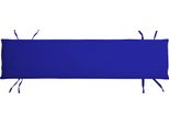 Teako Design Cuscino Per Panca 150X40 Cm Per Panca Da Giardino Ferrara - Comodo Cuscino Per Mobili Da Esterno, Cuscino Con Rivestimento Robusto, Lavabile (Blu)