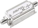 Amplificatore In Linea Triax, Sat + Terr, 47-2300 Mhz, 16-20 Db, Alimentazione Remota 13-18 V, Presa F