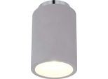 Lampada Da Soffitto, Cemento, Rotonda, Grigia, Cromata