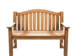 Panchina Da Giardino Teako Design In Teak Catania - Panchina In Legno Resistente Alle Intemperie In Larghezza 120/150/180 Cm, Robusta Panchina Per Giardino E Terrazza (120 Cm)