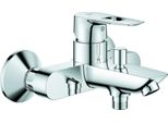 Miscelatore Monocomando Per Vasca Grohe Bauloop 23602_1, Montaggio A Parete, Con Limitatore Di Temperatura, Raccordi A S, A Sicurezza Intrinseca, Cromato