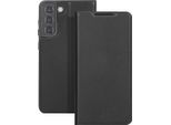 DBRAMANTE1928, Custodia Folio In Pelle Samsung Galaxy S22 Plus 5G Oslo Con Portacarte, Nero