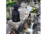 Figura Di Monaco Shaolin Wersux Con Copricapo 30 X 45 X 85 Cm