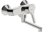 Hansa Hansapaleno Mitigeur De Lavabo, Montage Mural, Saillie 242 Mm, Chromé, 56382203, 56382203