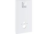 Grohe Solido - Modulo Sanitario Per Wc Con Pulsante Skate Cosmopolitan, Bianco/Cromo 39377LS0