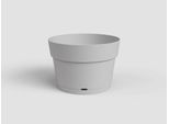 Artevasi Fioriera Capri, Con Serbatoio D'acqua, 30 Cm, Plastica, Grigio Chiaro