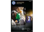 Hp Advanced Photo Paper, Glossy, 250 G/M2, 10 X 15 Cm (101 X 152 Mm), 100 Sheets Carta Fotografica Nero, Blu, Bianco
