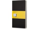 Moleskine 9788883704901 Taccuino Moleskine Cahier, P/A6, A Scacchi, Cartone, Nero