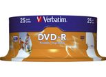 Verbatim DVD-R 16X Speed 4,7GB , 25 Pezzi, Fustellati