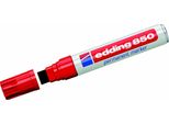Edding 4-850 002 Marcatore Permanente Punta Smussata Rosso 5 Pz