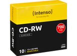 Intenso CD-RW 700MB / 80Min, 12X 10 Pz