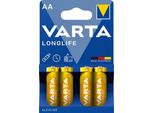 Varta Batterie Longlife Aa Mignon Neu 4St.