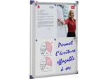 Nobo 1900847 Bacheca Magnetiche E Accessori Vetro Alluminio, Bianco