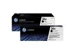 Hp 36A Black 2-Pack Lj Toner Cart, CB436AD (2,000 / 2,000 Pages)
