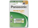 Panasonic HHR-4MVE/2BD - Batteria 2 X Tipo Aaa - Nimh - (Ricaricabile) - 750 Mah
