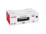 Canon Toner 718 - Doppelpack - Schwarz - KapazitäT: 2X 3.400 Seiten (2662B005)