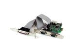 Startech.Com Scheda Combo Seriale/Parallela Pci Express Nativa 2S1P Con 16550 Uart