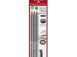 Faber-Castell 117197 Bleistift Grip 2001 Hb 3X +Radierer Bk