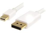 Startech.Com Cavo Video Da Mini Displayport A Displayport 1.2 Da 2M - Cavo Adattatore 4K X 2K Uhd Mini Displayport A Displayport - Cavo Per Monitor Mini Dp/Dp - Cavo Convertitore Mdp/Dp Bianco