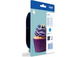 Brother LC123YBP Cartuccia Brother LC-123YBP Ciano Blister 600 Pagine