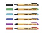 Stabilo Greenpoint Penna Tecnica Nero, Blu, Lillà, Arancione, Rosso, Turchese 6 Pz