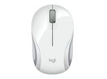 Logitech LGT-M187W, Ambidestro, Ottico, Senza Fili Rf, 1000 Dpi, Bianco