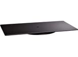 Meliconi 469100 Accessorio Base Ruotabile Tv Vetro Temperato 70Kg Elite M Nero