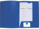 Exacompta 43502E Cartella Polipropilene (Pp) Blu A4