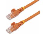 Startech.Com Cavo Patch Antigroviglio Utp RJ45 Cat6 Gigabit 3 M Arancione - Cavo Patch 3 M