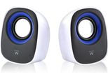 Ewent EW3513 Altoparlante 1-Via Nero, Blu, Bianco Cablato 5 W