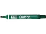 Pentel N 50 Marcatore Permanente Tipo Di Punta Verde 12 Pz