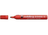 Edding 4-2000C 002 Marcatore Permanente Punta Smussata Rosso 10 Pz