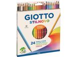 Giotto F256600 Matite Colorate Stilnovo - Scatola Da 24 Pezzi