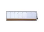Rexel 1903780 Bacheca Magnetiche E Accessori 585 X 190 Mm Marrone, Bianco