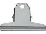 Pinza Per Lettere Maul In Acciaio, Colore: Nichel, Larghezza: 75 Mm Larghezza Di Serraggio: 25 Mm, Forte Molla A Spirale, Per Appendere