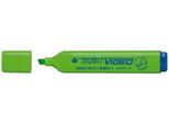 Tratto Video Evidenziatore 12 Pz Punta Smussata Verde
