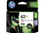 Hp 62XL C2P07AE 301 High Yield Tri Color Original Ink Cartridge Cartuccia D'inchiostro 1 Pz Resa Elevata Xl Ciano Magenta Giallo