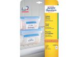 Avery Etichette Per Surgelazione Zweckform, 63,5 X 33,9 Mm, Bianco