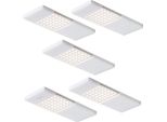 Lampada Da Cucina Led Sottopensile 5X4 W, Set Luce Samba Con Sensore, Dimmer