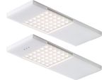Lampada Da Cucina Led Sottopensile 2X4 W, Set Luce Samba Con Sensore, Dimmer