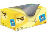 Post-It® 653SY-20 16 + 4 Gratis: Post-It® Notes Haftnotizen Gelb, 16 BlöCke + Gratis 4 BlöCke