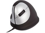 R-GO Tools R-Go Tools Mouse Ergonomico R-Go He Break Con Software Break, Medio (Dimensioni Della Mano 165-185 Mm), Per Mancini, Con Cavo, Nero