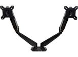 Startech.Com Armslimduo Supporto Da Tavolo Per Tv A Schermo Piatto 76,2 Cm (30") Nero Scrivania"