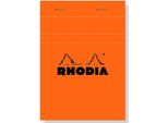 Rhodia 01320001 Quaderno Per Scrivere A6 160 Fogli Arancione