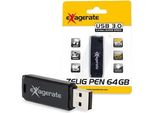 Hamlet 64GB Usb 3.0 Unità Flash Usb Usb Tipo A 3.2 Gen 1 (3.1 Gen 1) Nero