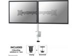 Neomounts NM-D135DSILVER Supporto Da Tavolo Per Tv A Schermo Piatto 68,6 Cm (27") Argento"
