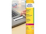 Avery L6145-20 Etichetta Autoadesiva Rettangolo Con Angoli Arrotondati Permanente Bianco 800 Pz