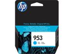 Hp 953 F6U12AE 301 Cyan Original Ink Cartridge Cartuccia D'inchiostro 1 Pz Resa Standard