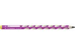 Matita Triangolare Ergonomica Per Mancini - Stabilo Easygraph In Rosa - Confezione Da 2 - Durezza Hb